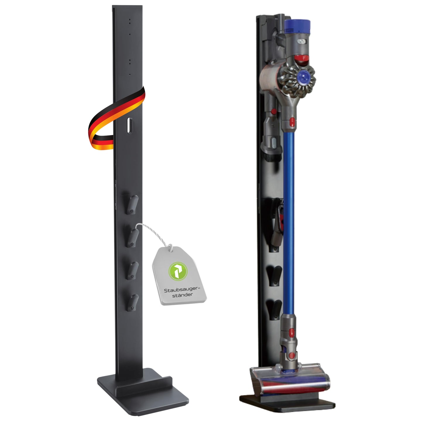 Staubsauger-Ständer für Dyson, Schwarz