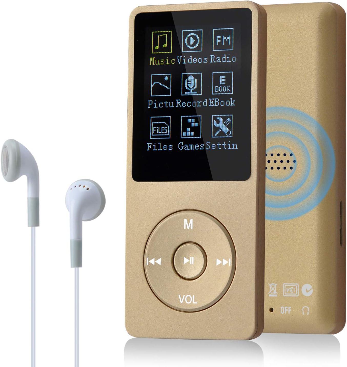 Music Player, 8G, Gold