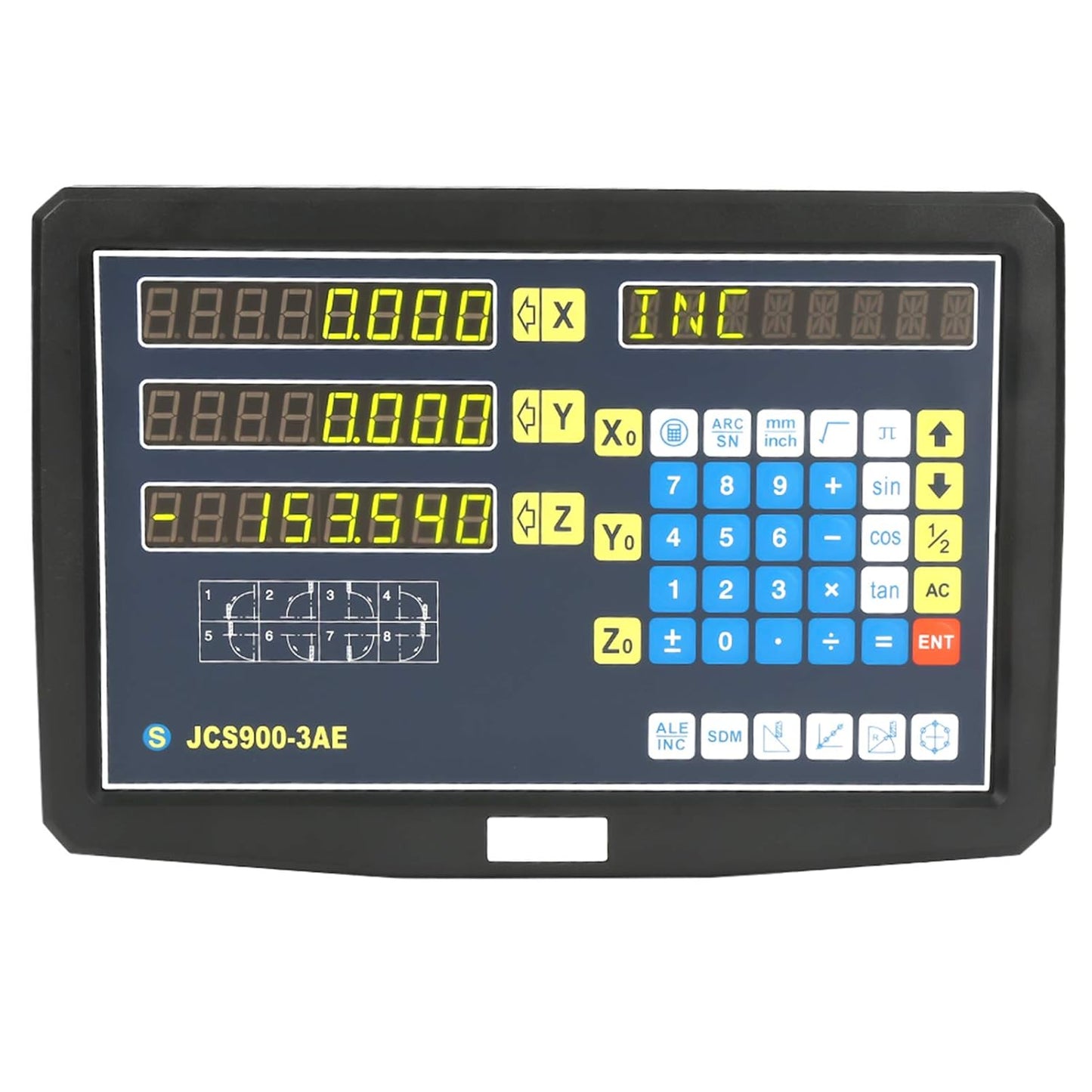 3-Achsen-Digitalanzeige-System JCS900-3AE
