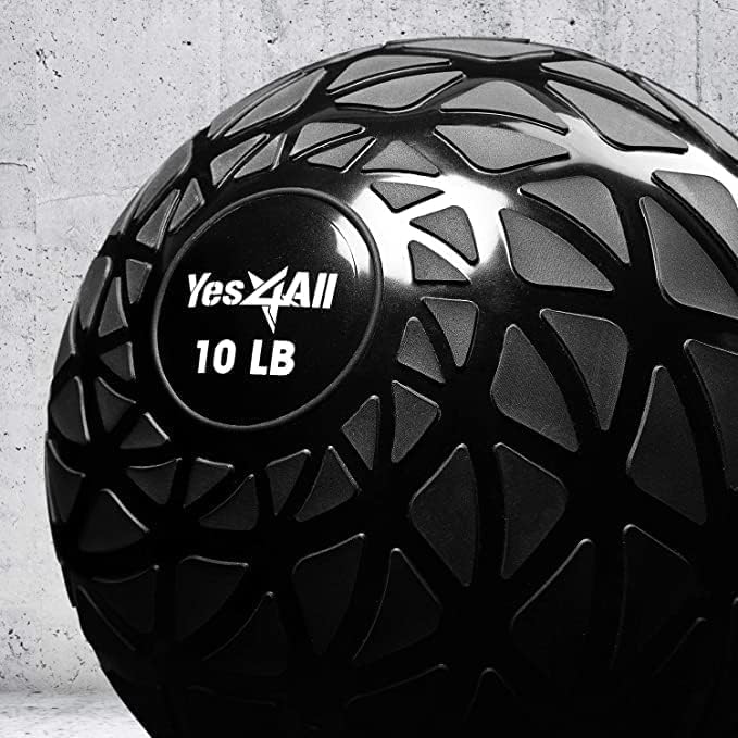 Medizinball, 4.5kg Dynamisches Schwarz