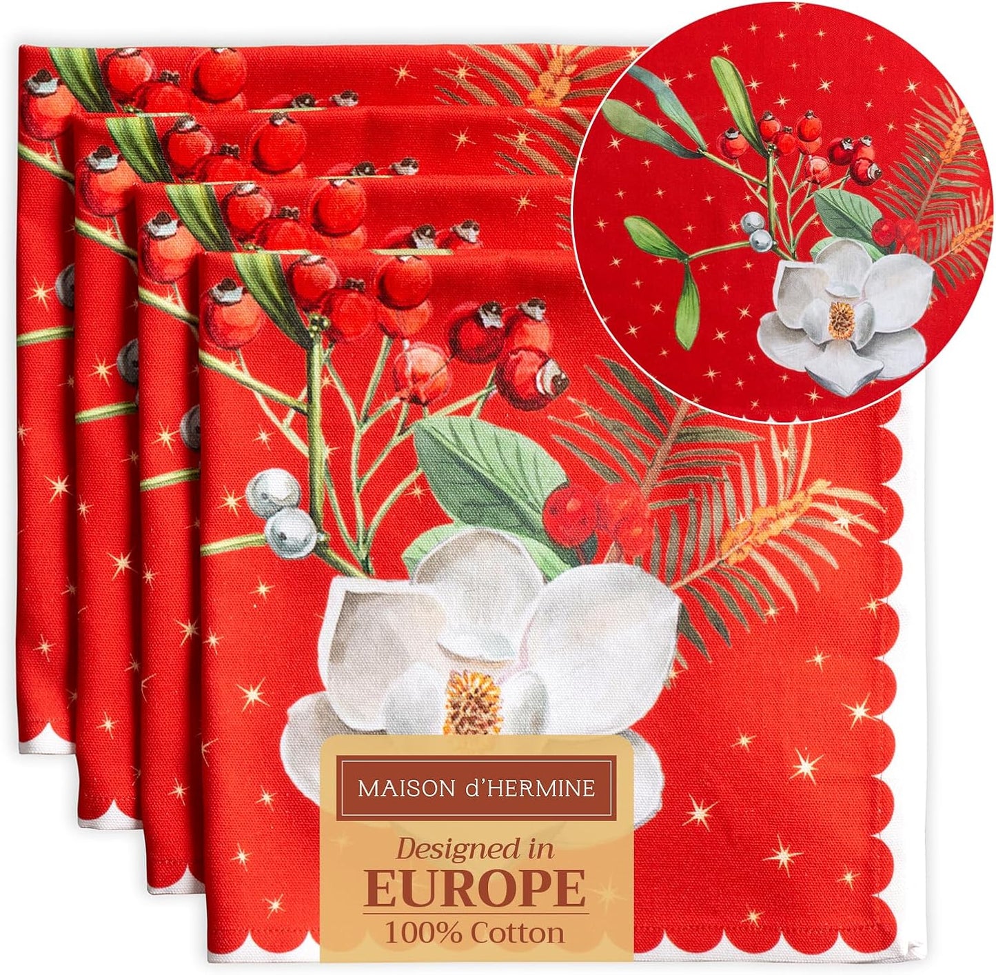 Stoffservietten-Set, 20 - Noel