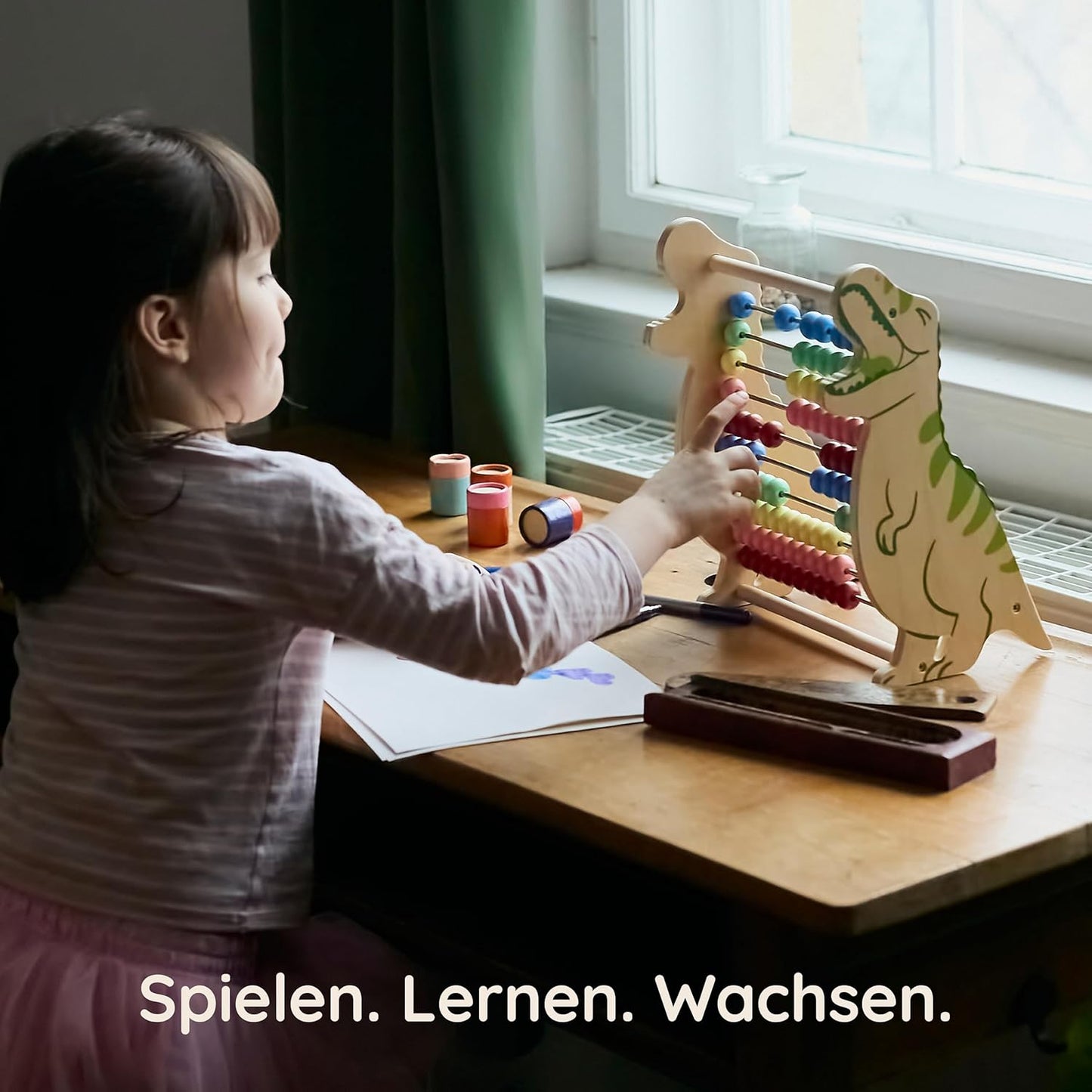 Dinosaurier Rechenschieber, T-Rex