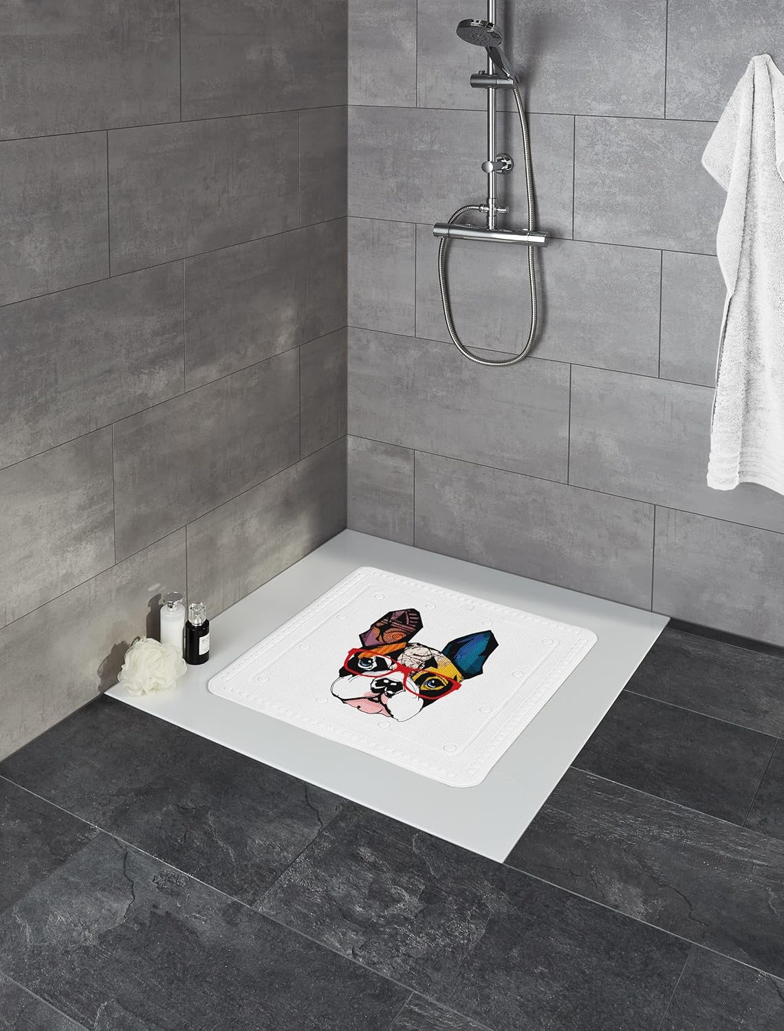 Duschwanneneinlage Henry 55 x 55 cm, Mehrfarbig, 55 x 55 cm Multicolor