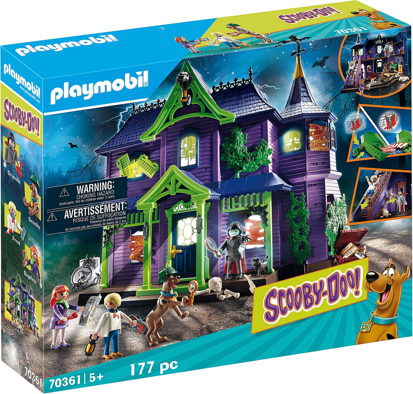 70361 SCOOBY-DOO! Abenteuer im Geisterhaus, Konstruktionsspielzeug