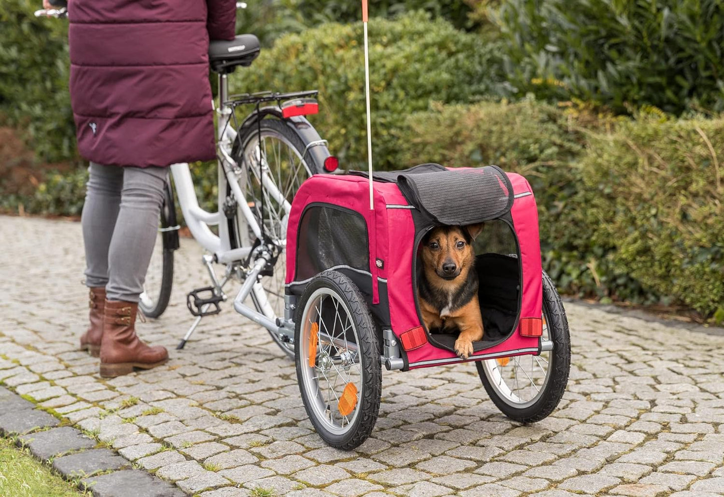 Velo-Anhänger für Hunde, S, Single