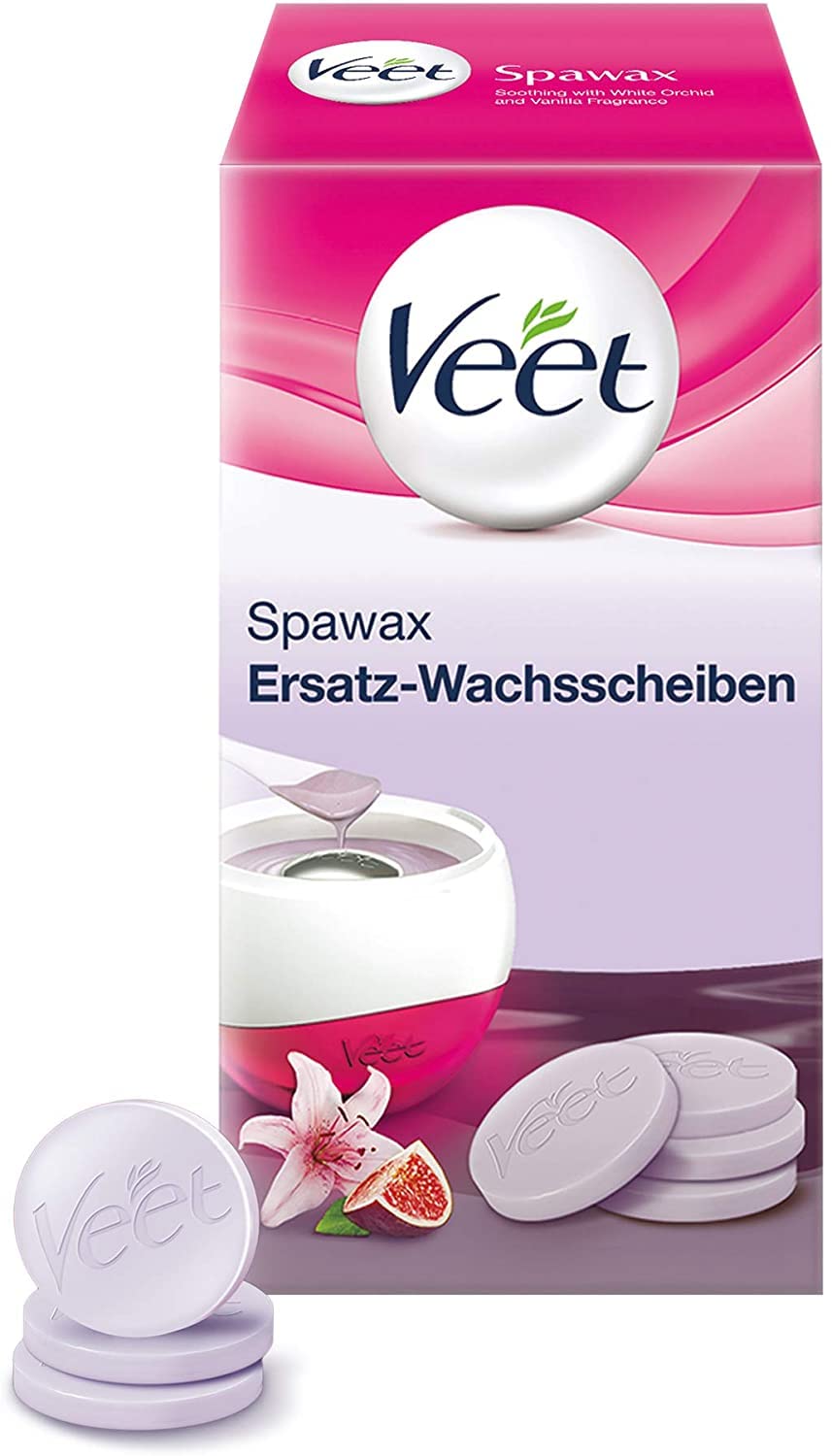 Spawax Warmwachsscheiben Refill-Packung, 5 x 6 Stück
