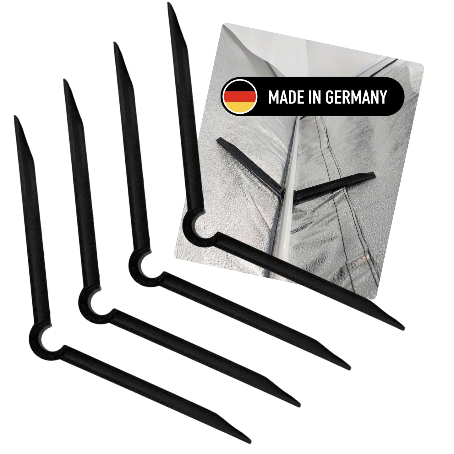4er-Set Ersatzstangen für Growbox