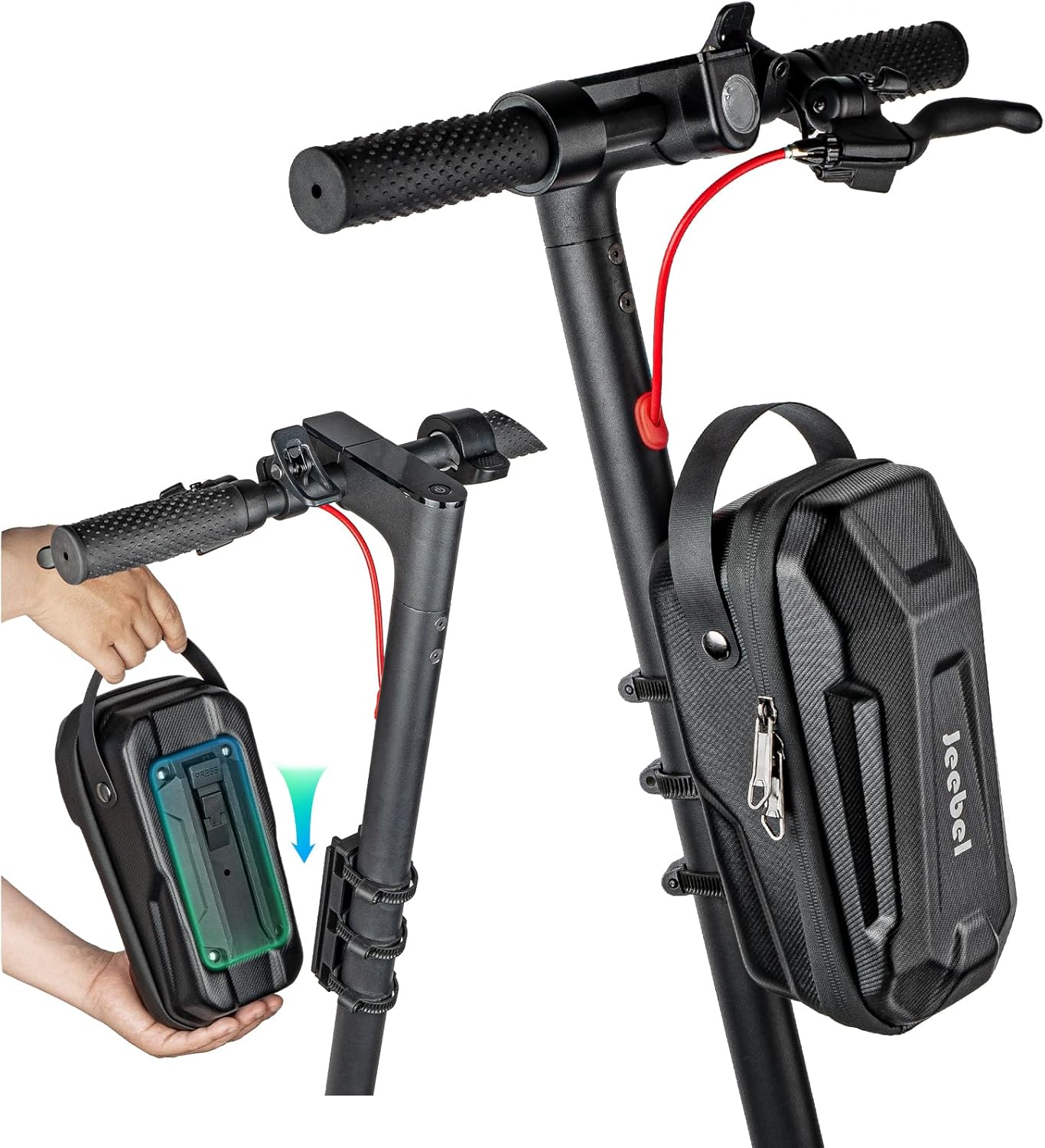 E-Scooter Lenkertasche, 2,8l / Schnellspanner D
