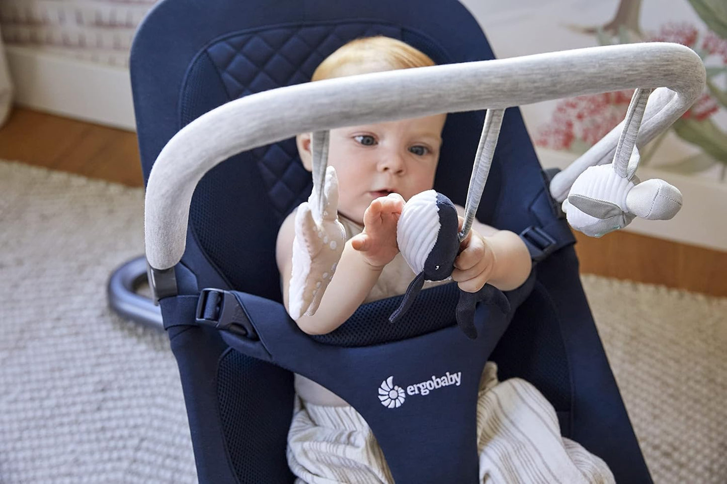 Evolve Bouncer Spielbogen-Zubehör für Babywippe, Ocean Wonders