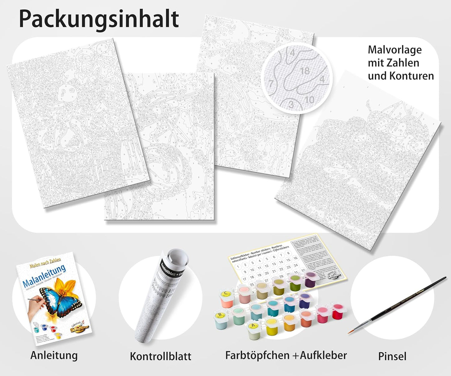 Malen nach Zahlen Süsse Versuchung