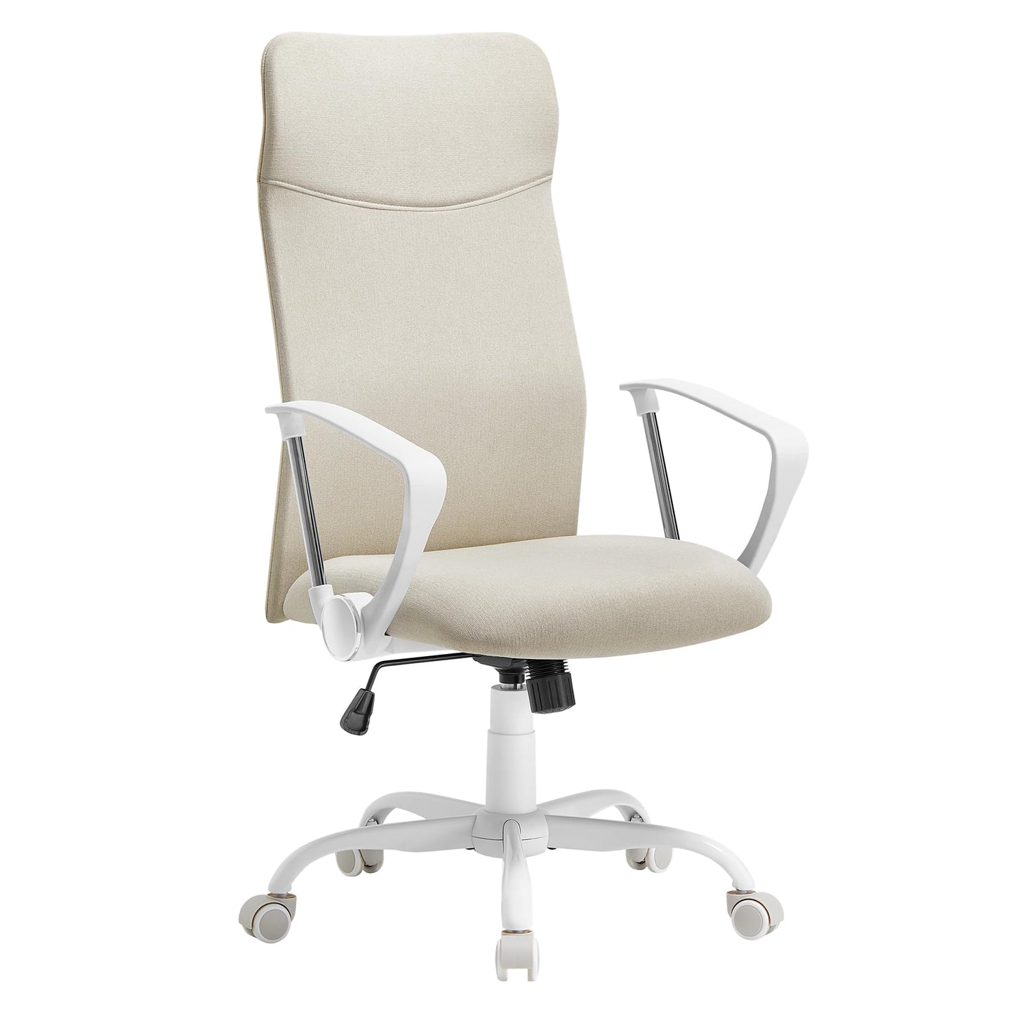 Ergonomischer Bürostuhl, höhenverstellbar, neigbar, Cappuccinobeige 1