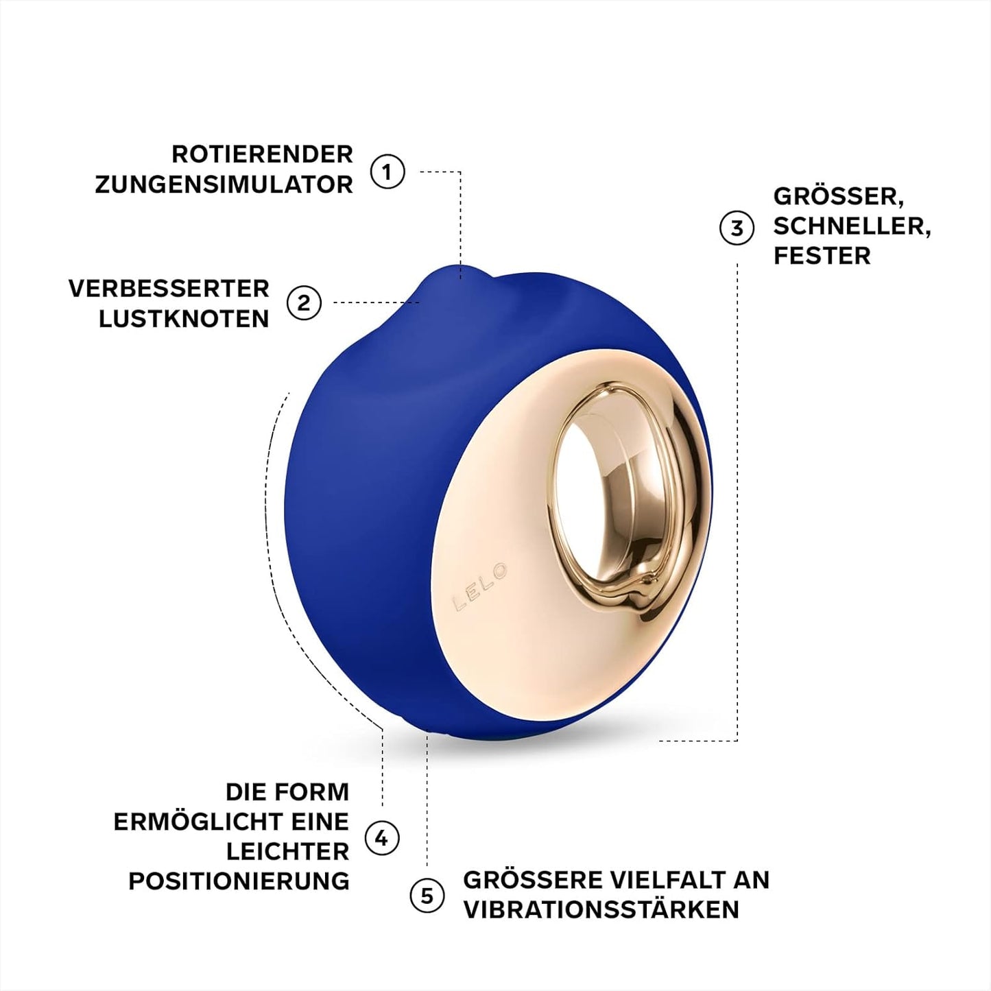 Ora 3 Klitorisvibrator, Midnight Blue
