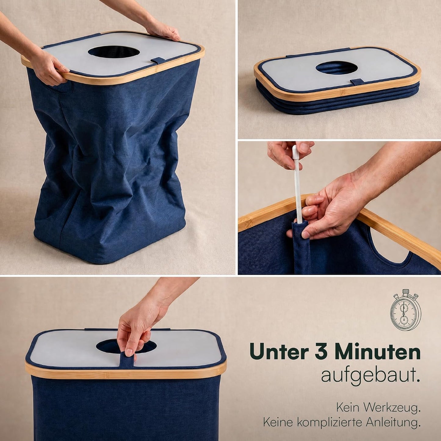 Pfandflaschen Sammelbehälter, Blau