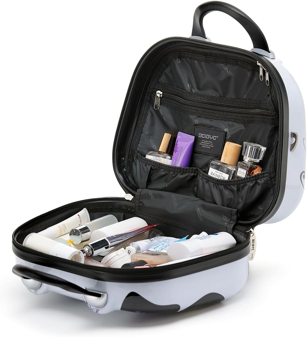 Hartschalen-Kofferset mit Beautycase (2-teilig), M-56cm + S (Beautycase)