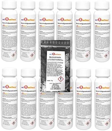 Saunaaufguss Set 'Frucht + Exotic', Frucht + Exotic Menthol-Kristalle