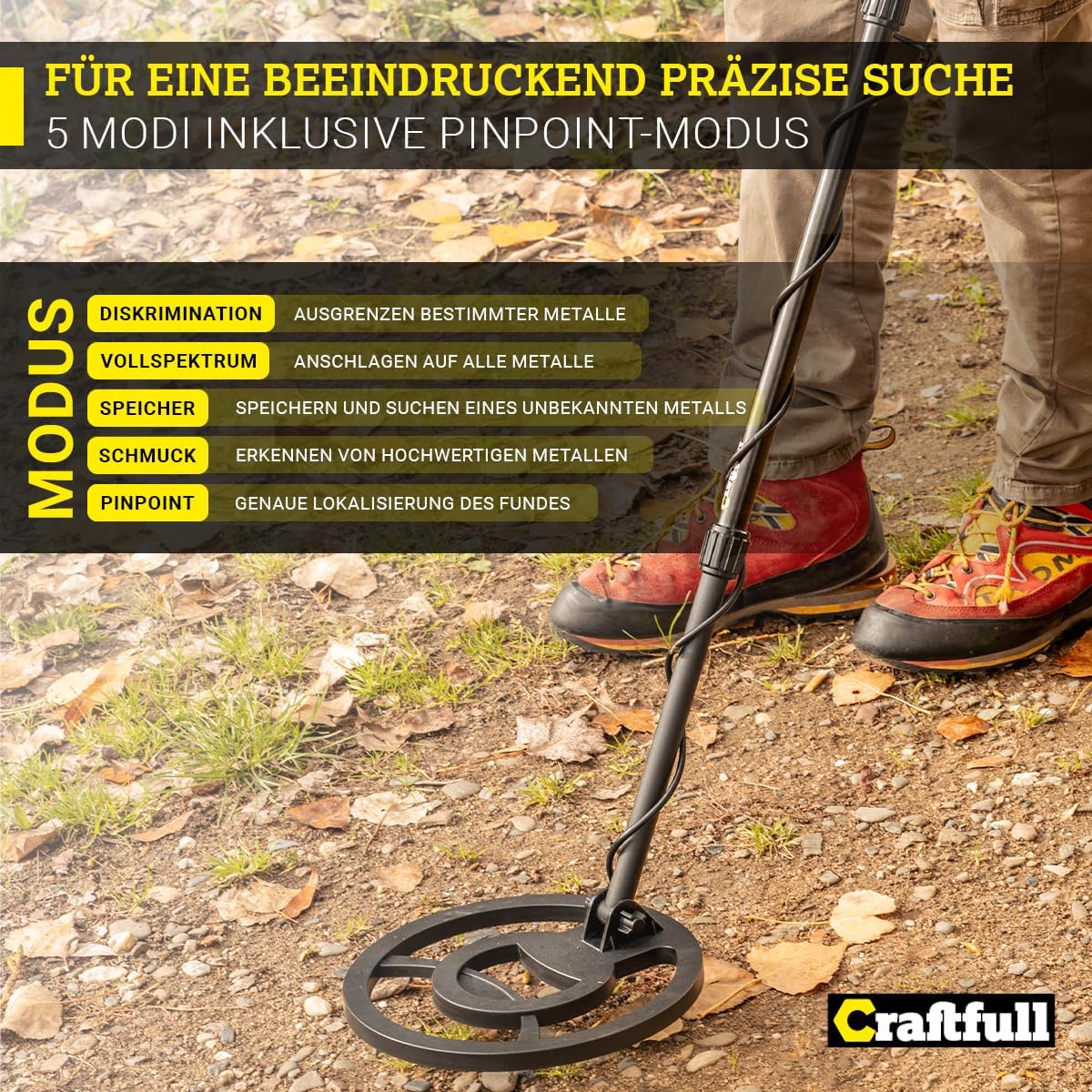 Metalldetektor Xplorer Pro Set