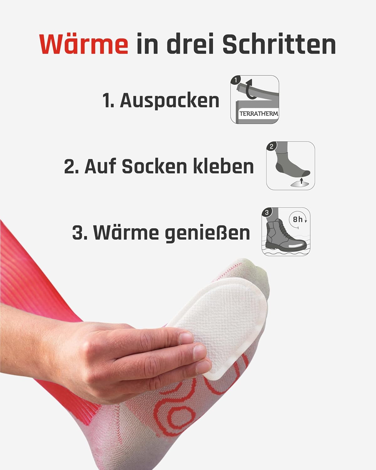 Zehenwärmer, 10 Paar