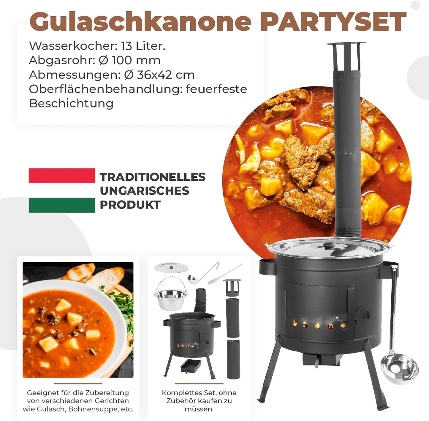 Gulaschkanone Camping-Kochset