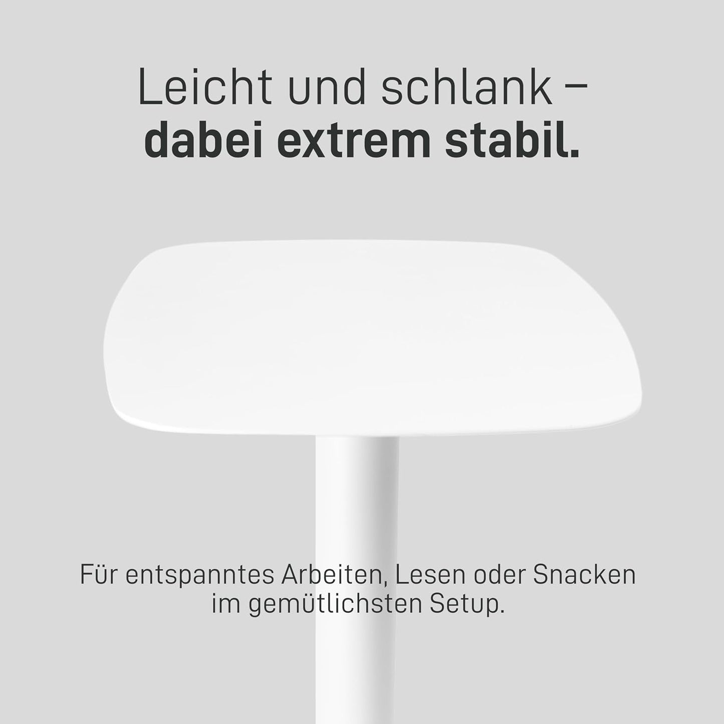 Beistelltisch Lucia, Weiss H66 cm