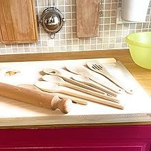 Holzbackbrett Teig- und Nudelbrett, 100 Cm*60 Cm*1,5 Cm