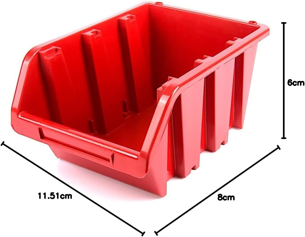 Truck Aufbewahrungsboxen-Set (36 Stück), Rot