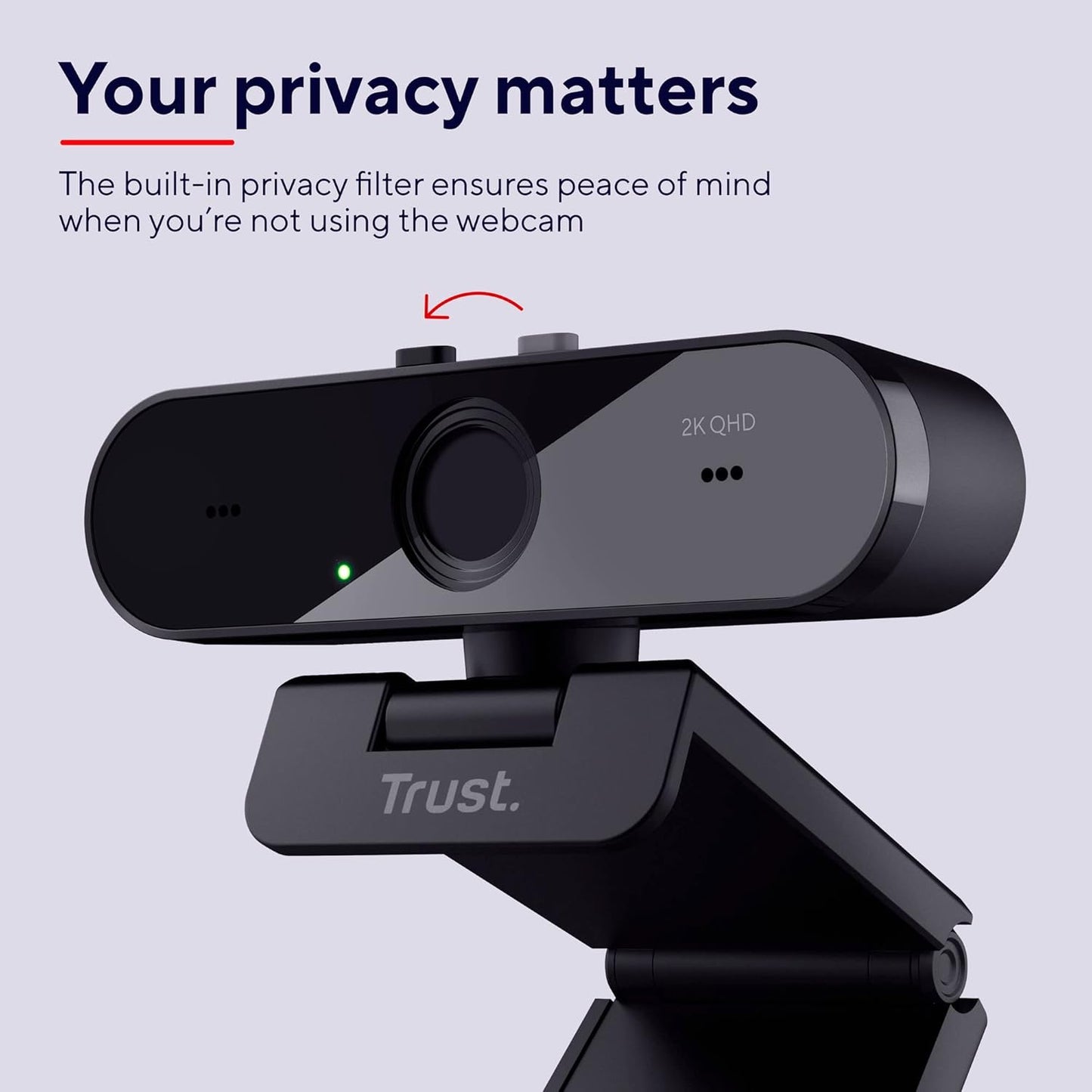 Taxon 2K QHD Webcam mit Autofokus und Weitwinkel, Taxon Eco 2K mit Autofokus Single