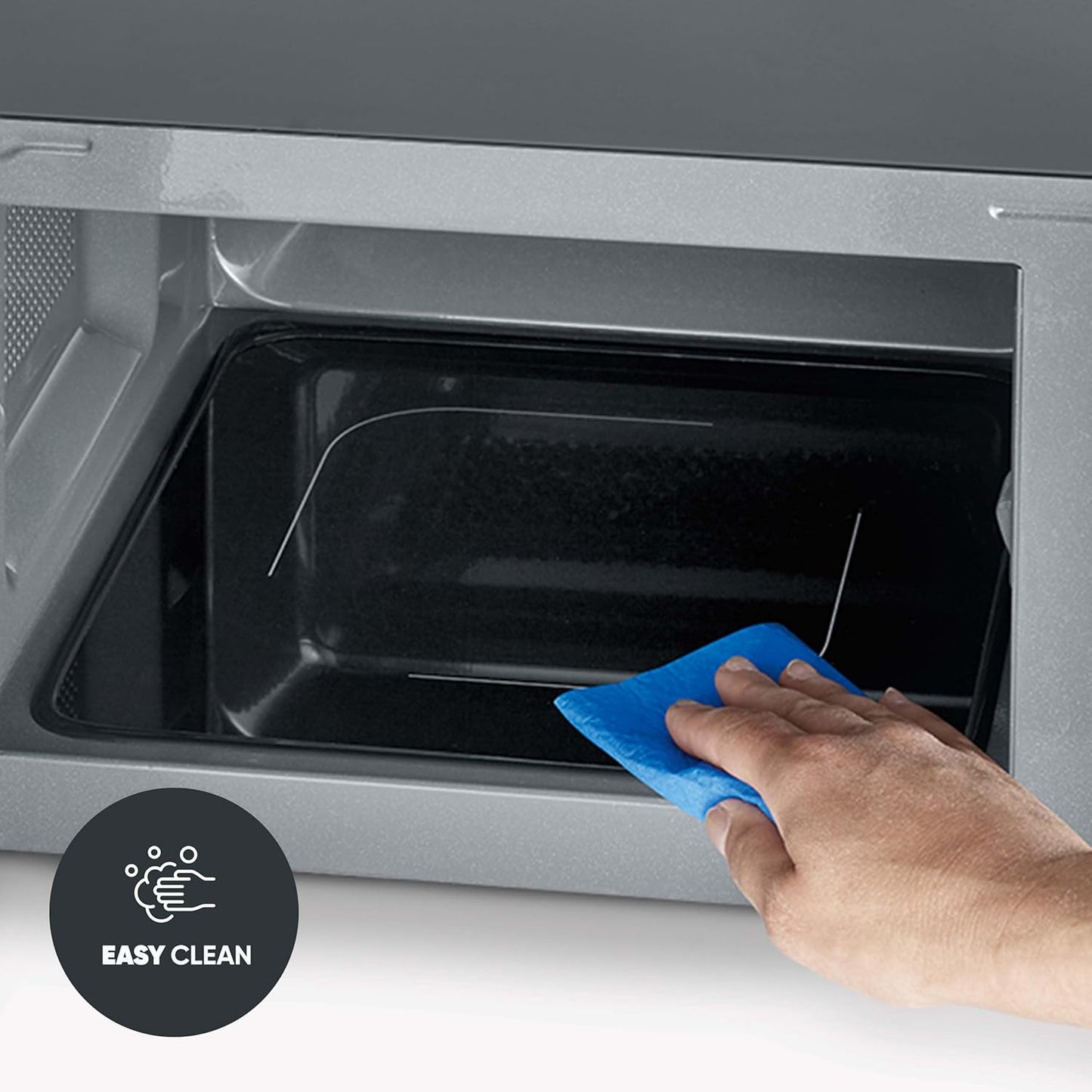 Mikrowelle MW 7777, Glasboden Grill und Heissluftfunktion 25l