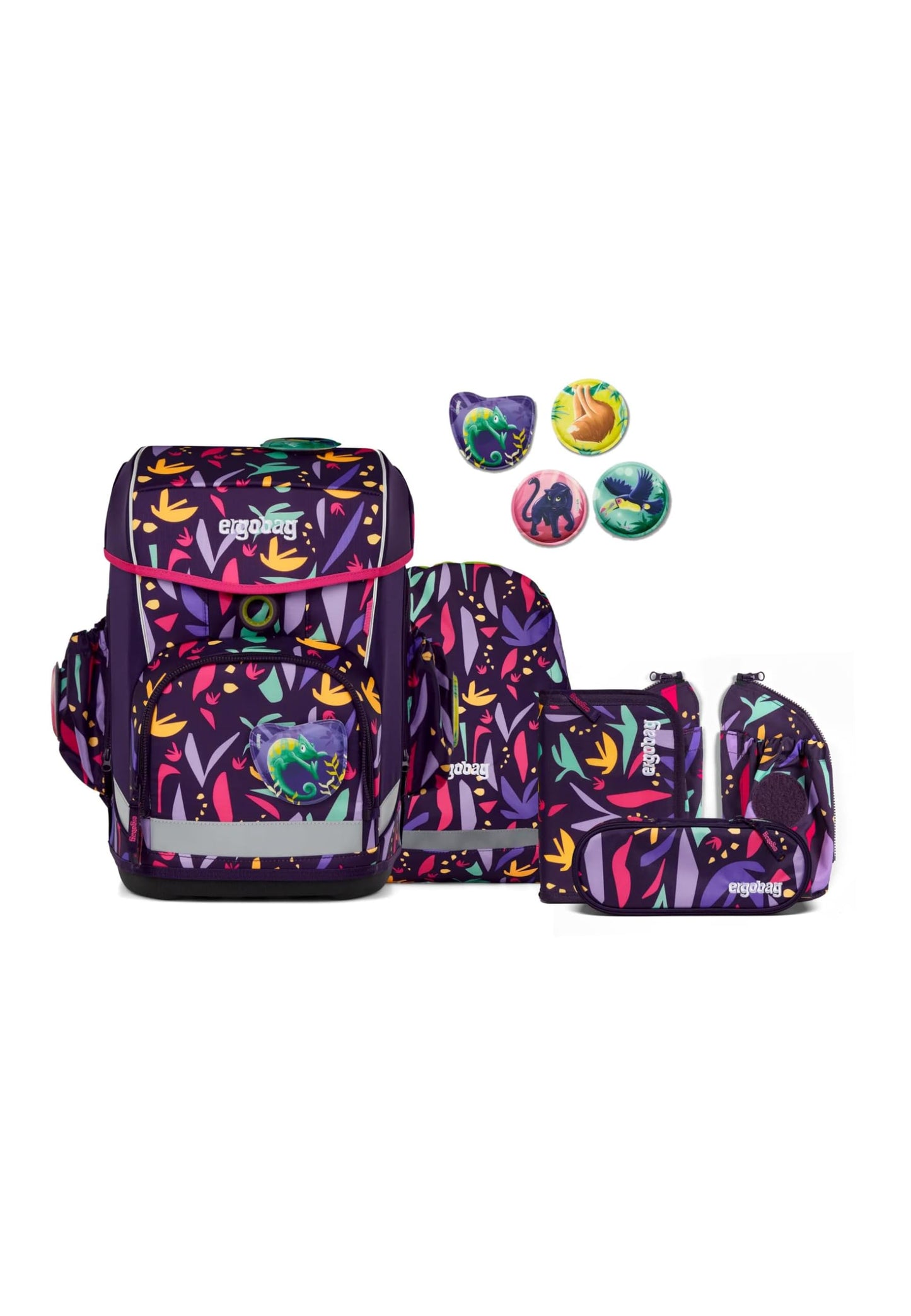 Schulanzen Cubo Light Set, Einheitsgrösse Ambärzonas - Lila