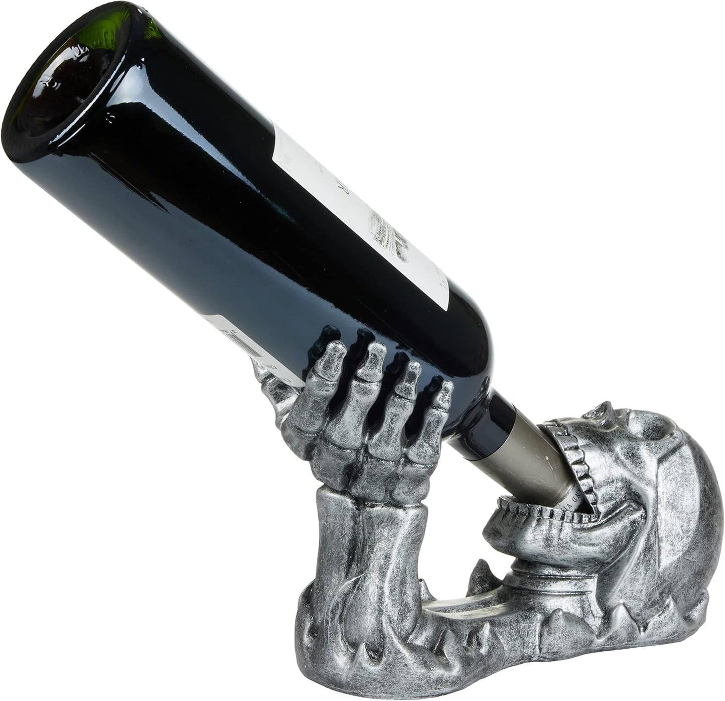 Weinflaschenhalter Totenkopf