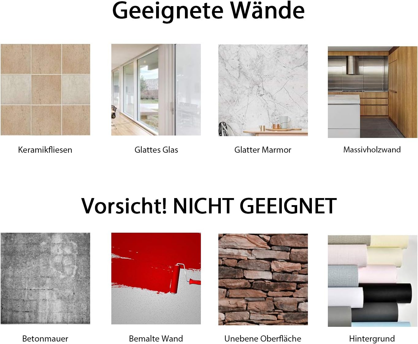 Selbstklebende Handtuchstange, Schwarz