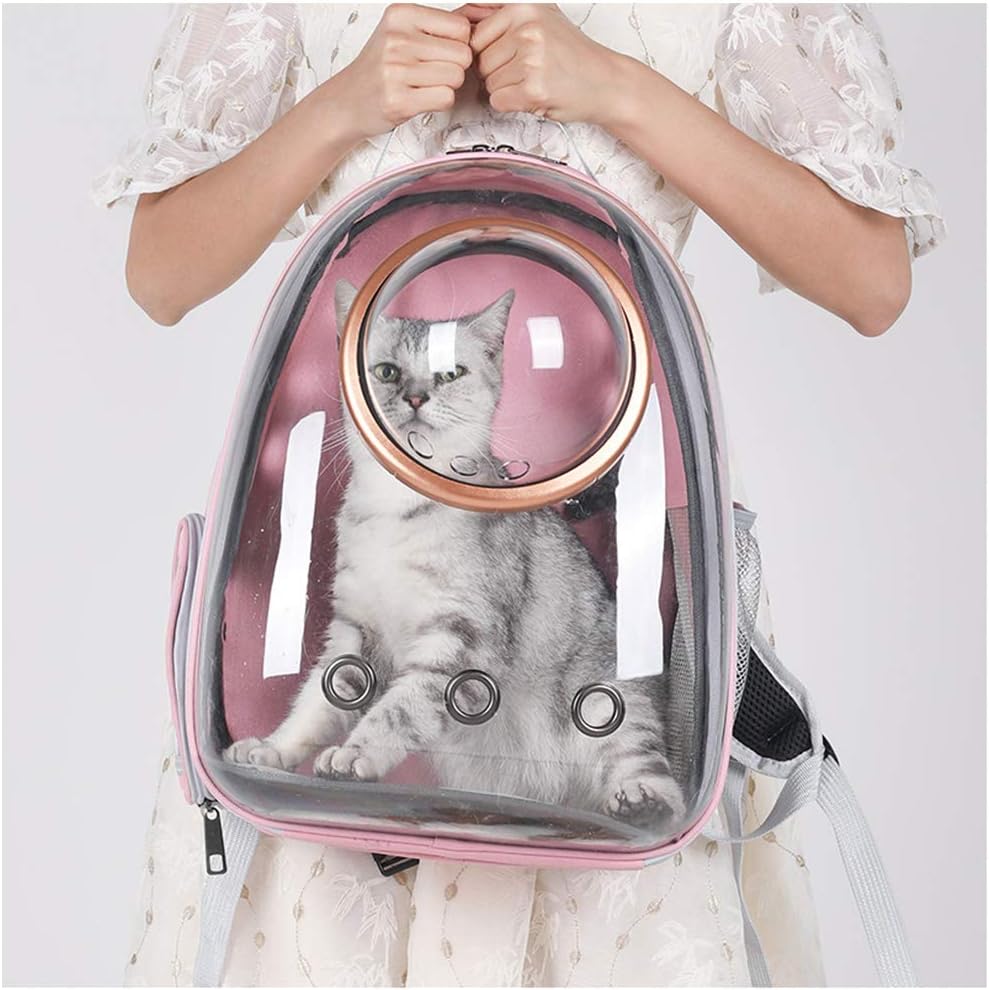 Haustier-Rucksack für Reisen & Wandern, rose L 42 x B 28 x H 33 cm