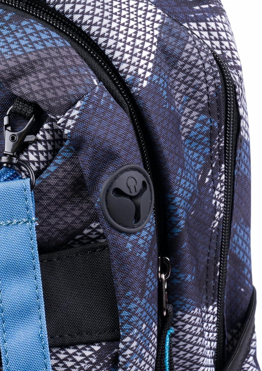 Schulrucksack-Set, Dunkelblau/Hellblau|8-teilig