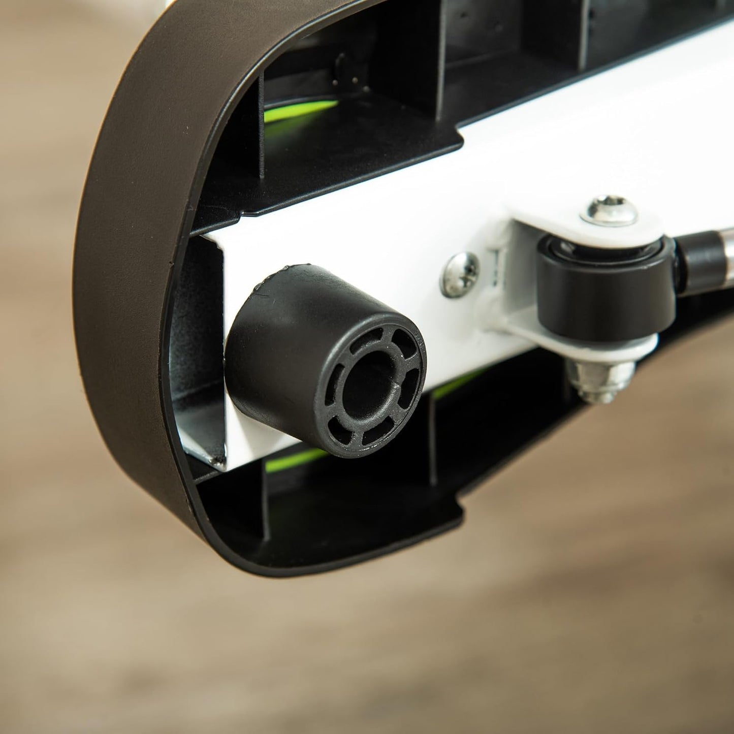Fitness Swing Stepper mit LCD-Schirm und Handgriff, Grün+Schwarz