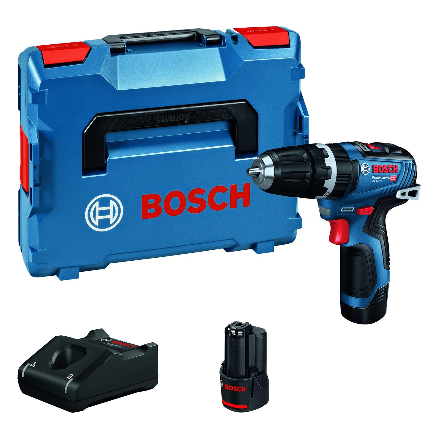 Akku-Schlagbohrschrauber GSB 12V-35 solo Professional, 12 Volt, solo in L-BOXX