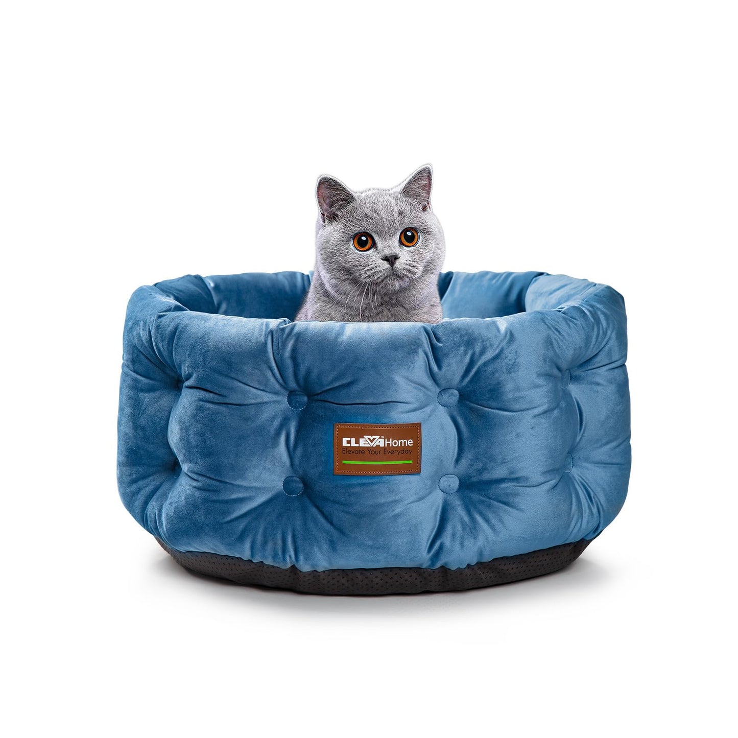 Hunde- und Katzenbett, Stahlblau