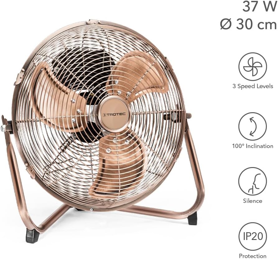 Bodenventilator TVM 11, 37 W Kupfer