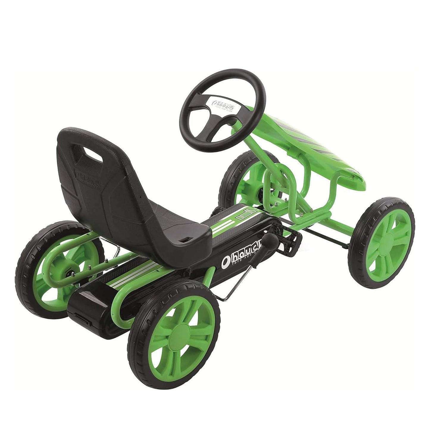 Go-Kart Speedster mit Pedalantrieb und Handbremse, grün