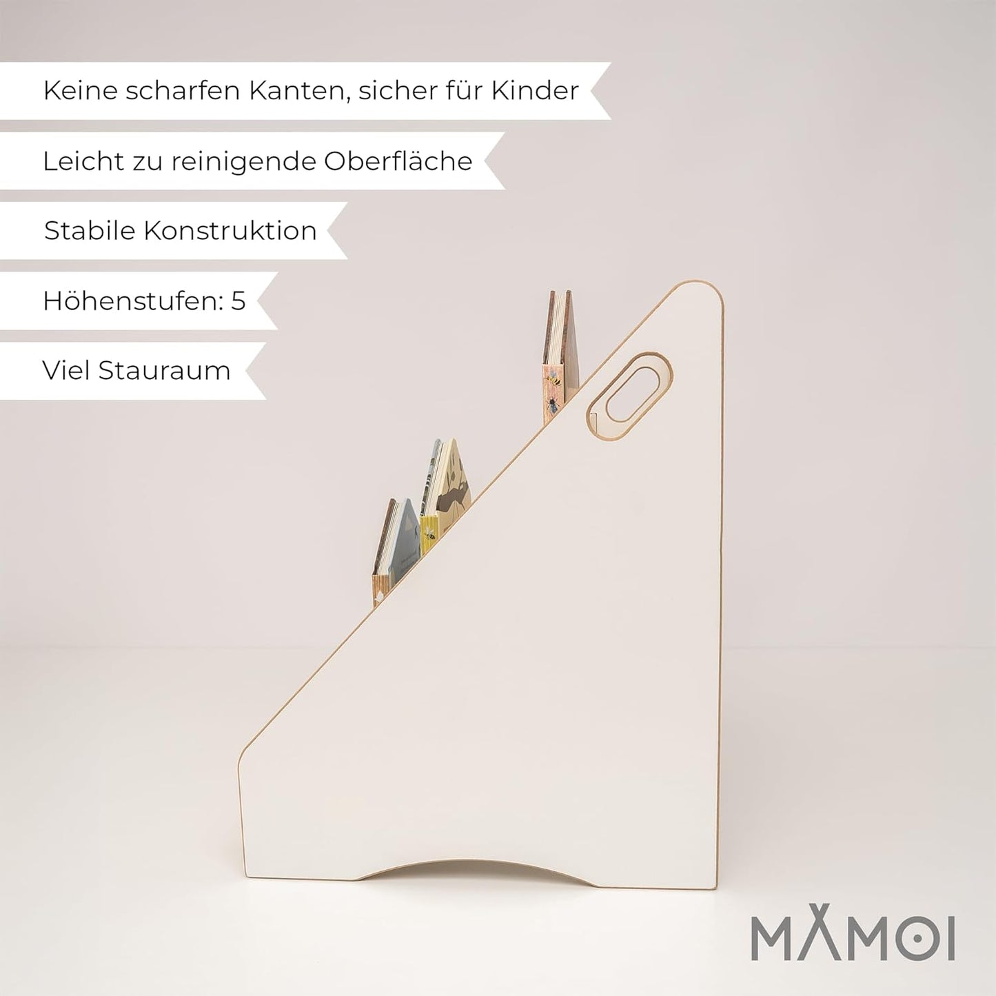 Kinderbücherregal, Weiß