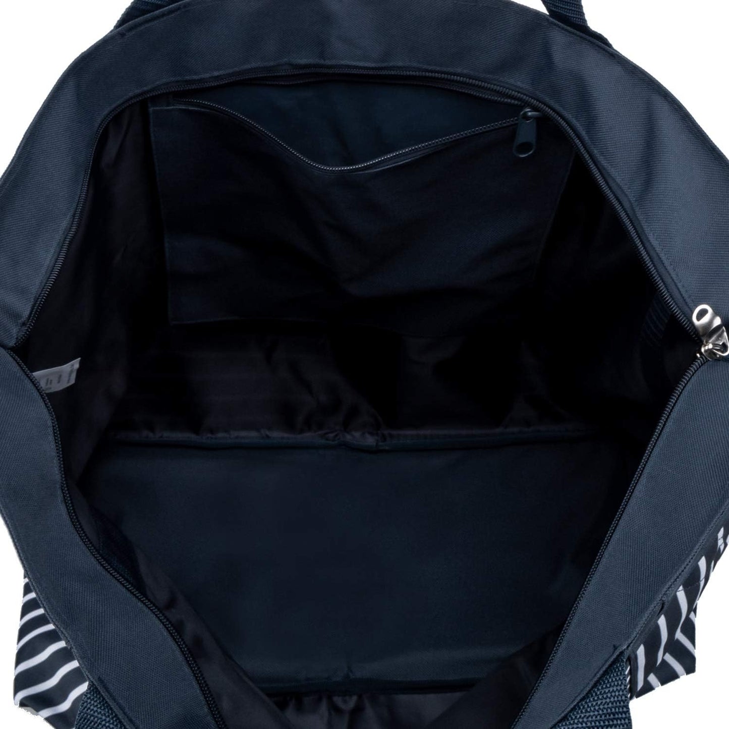 Strandtasche, Navy Blau Weiss