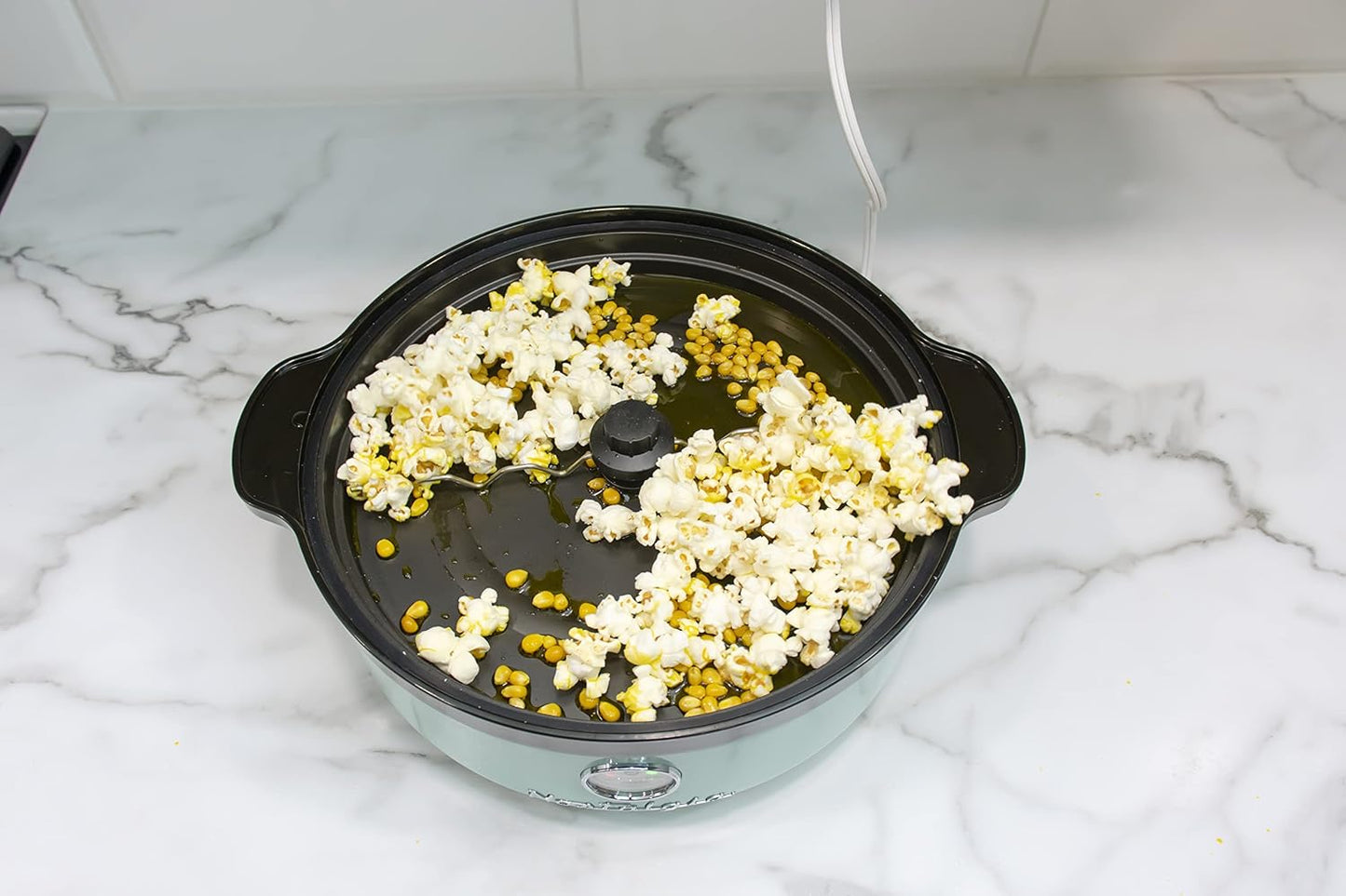 Retro-Popcornmaschine, Blau