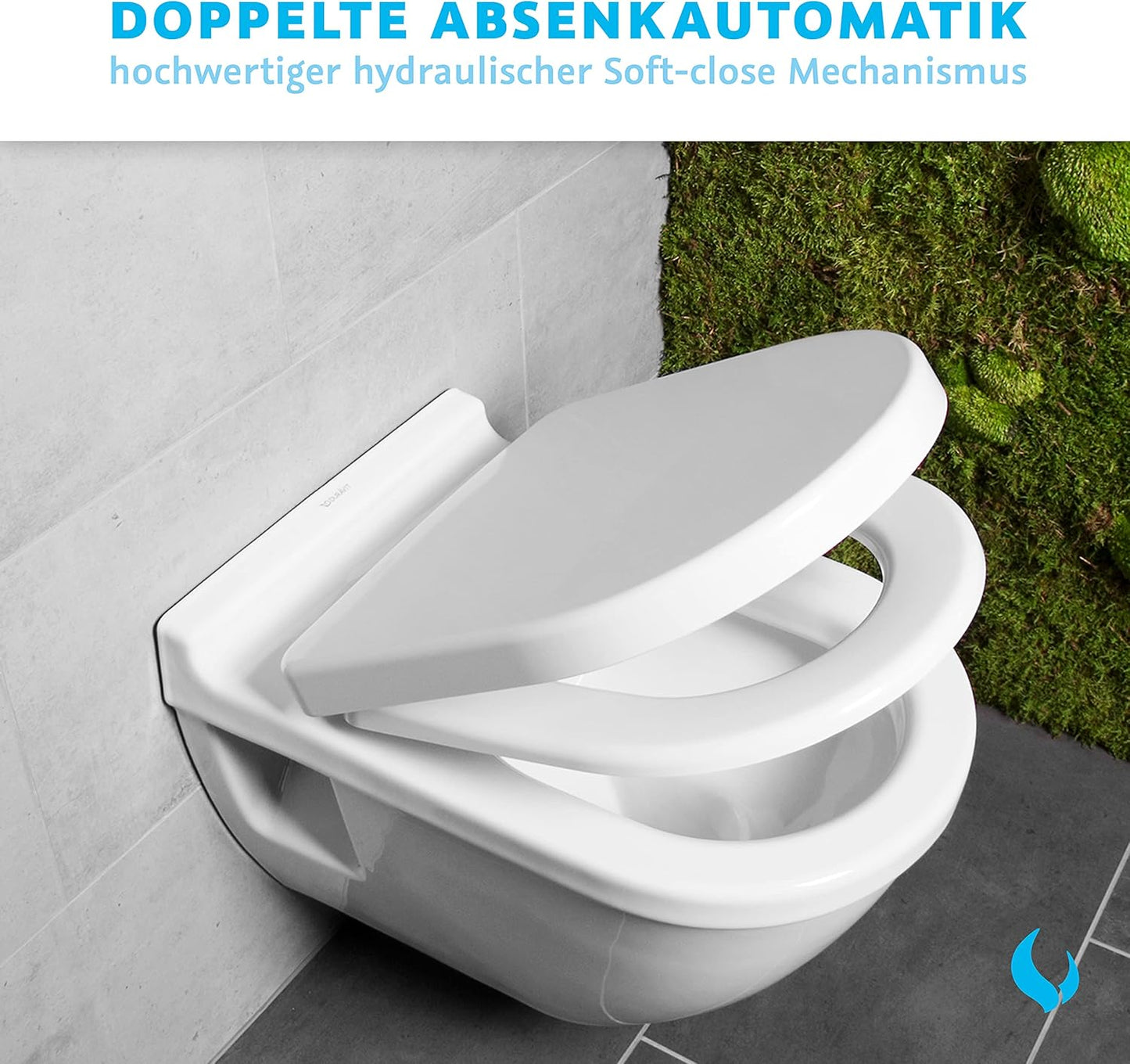 WC-Sitz mit Softclose und Quick-Release-Funktion