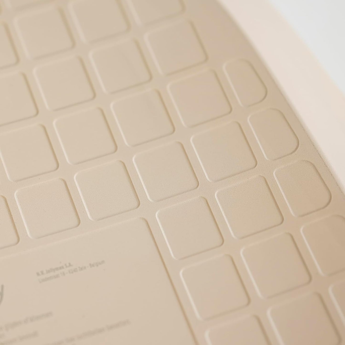 Abwaschbare Wickelmatte Softy aus PU-Schaum (50 x 70 cm), Beige