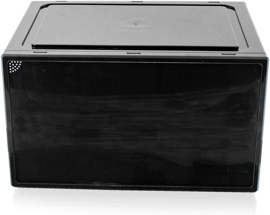 Stapelbare Schuhbox, Schwarz 1 Stück