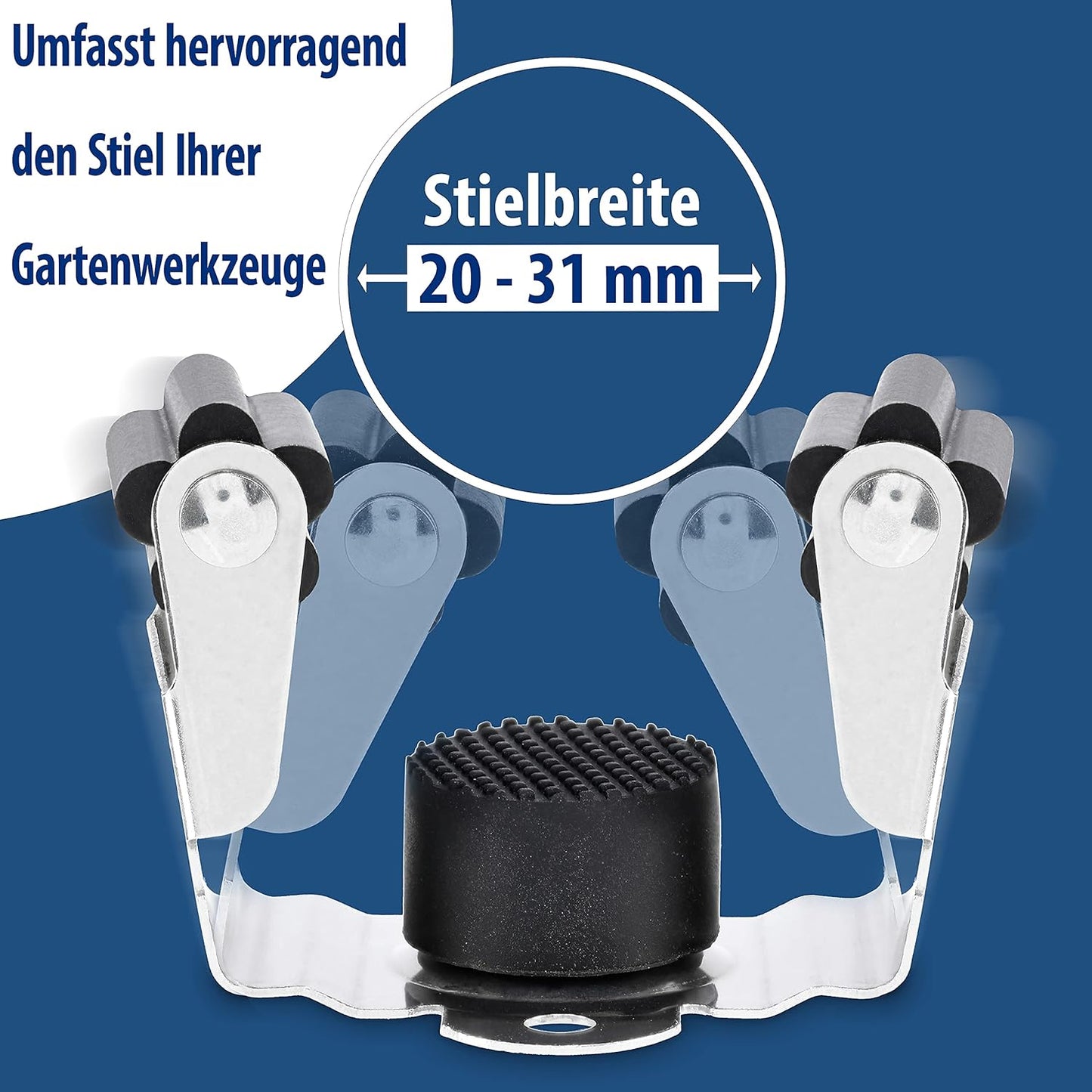 Gerätehalter (10er Set), 10 Stück Edelstahl