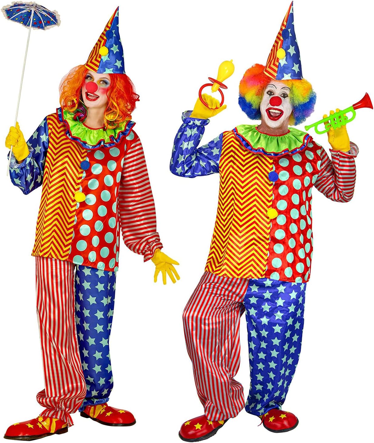 Kostüm Clown für Erwachsene, S