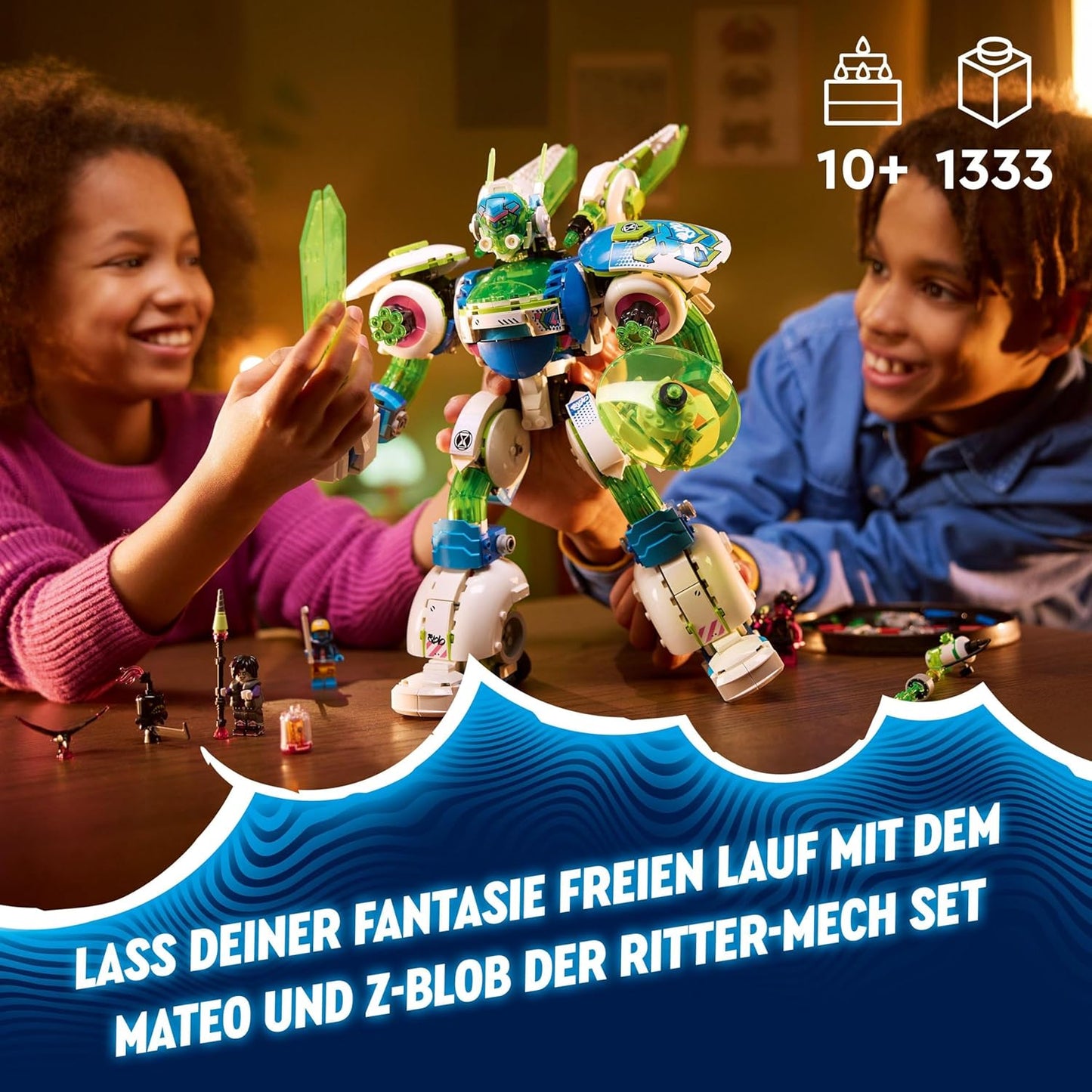 Mateo und Z-Blob der Ritter-Mech, Mateo And Z-blob The Knight Battle Mech 71485