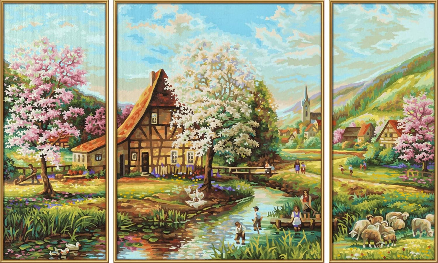Malen nach Zahlen Ländliche Idylle