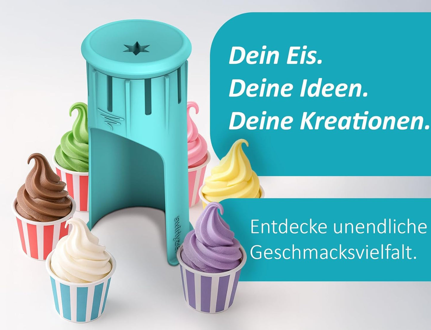 Softeis Maker Zubehör für Ninja Creami NC299EU NC300EU NC301EU, NC500EU, Deluxe NC501EU
