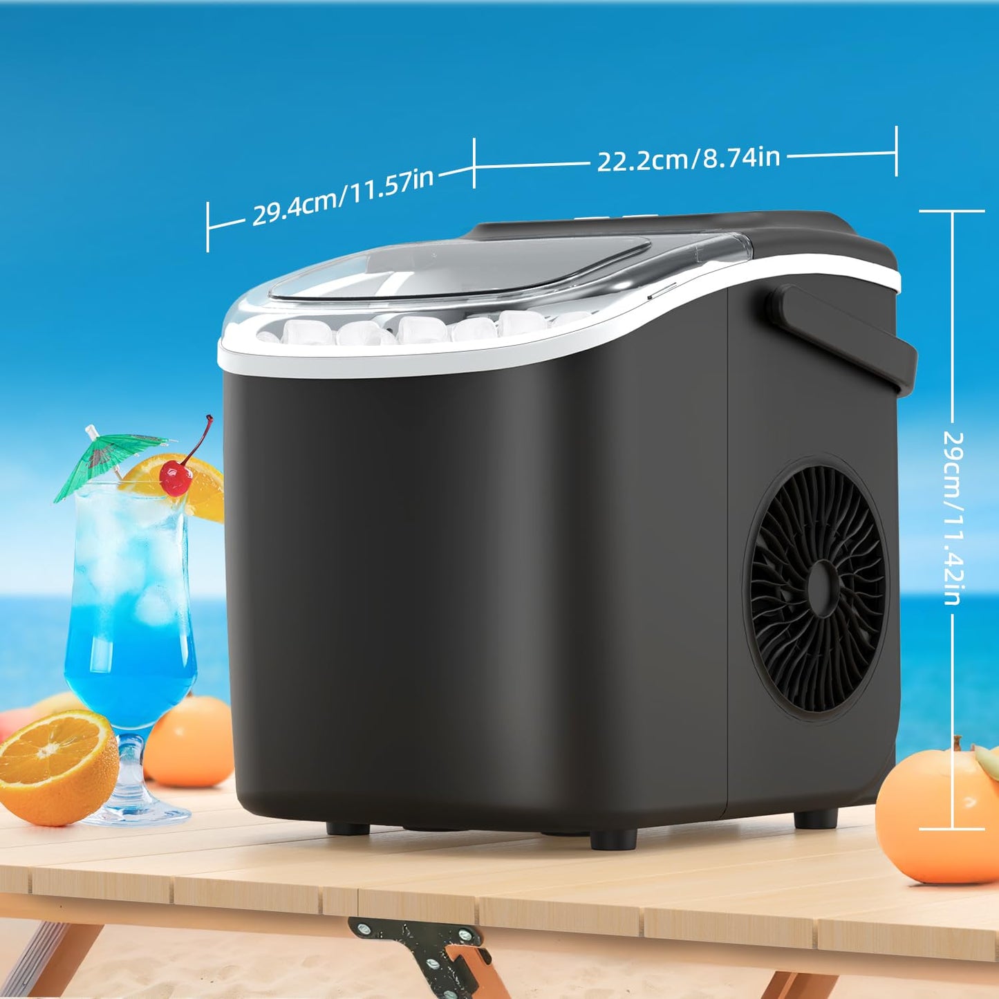 Eiswürfelmaschine, 1.2L