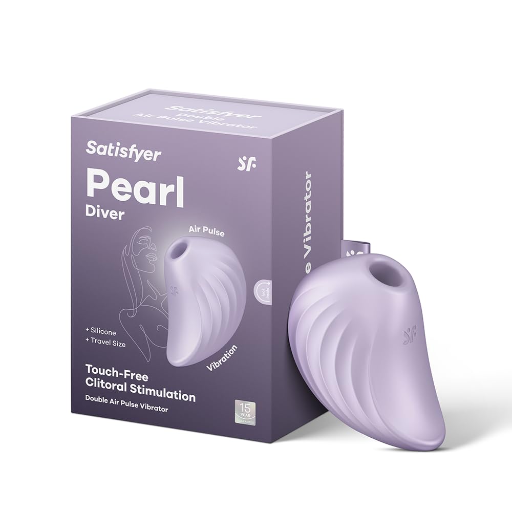 Pearl Diver Druckwellen-Vibrator, Flieder Einheitsgrösse